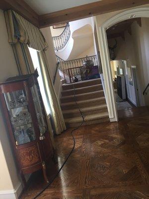 Stairs Cleaned