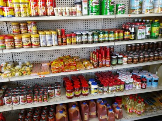 African hot sauces, seasonings, and marinades.