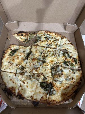 Spinach Pizza