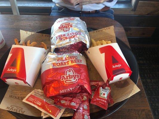 Double Roast Beef. Classic Roast Beef. Curly Fries (Small). Crinkle Fries (Small)