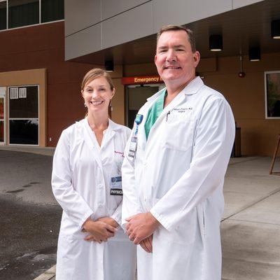 Dr. Brandice Durkan and Dr. Patrick O'Leary