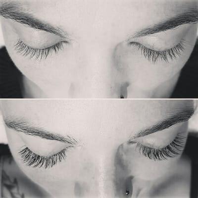 Lash extensions by Karli.