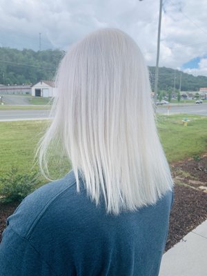 Icy blonde