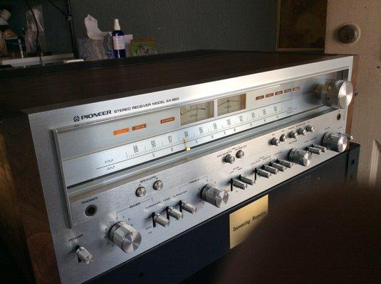 An iconic Pioneer receivers.