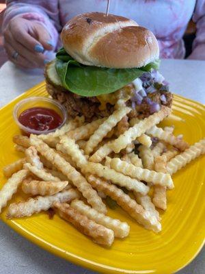 Fried chicken sandwich