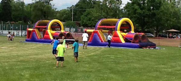 TWICE THE FUN! Two 30ft Obstacle Courses