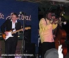 Jimmie Vaughan and Hannibal Lokumbe jammin' at last year's festival.