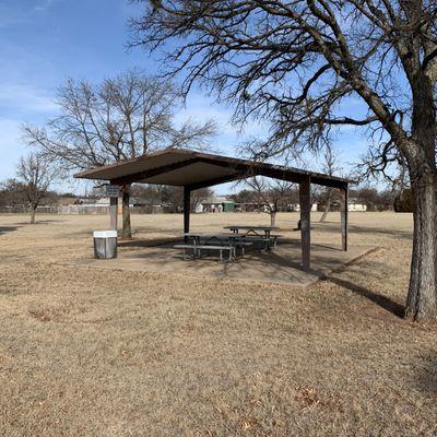 Seating area for Westover Hills Park.