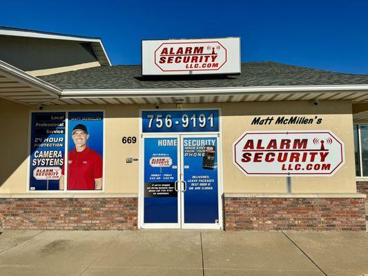 Alarm Security's local Farmington office, welcomes you to stop by for customer support.