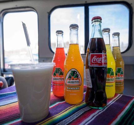 Mexican sodas and horchata