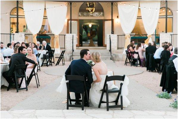 Sweetheart dinnner table