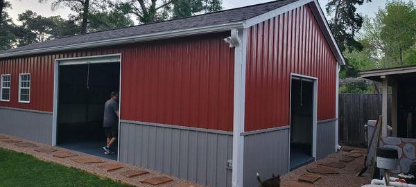 20x40 Workshop w. Asphalt Shingle Roof