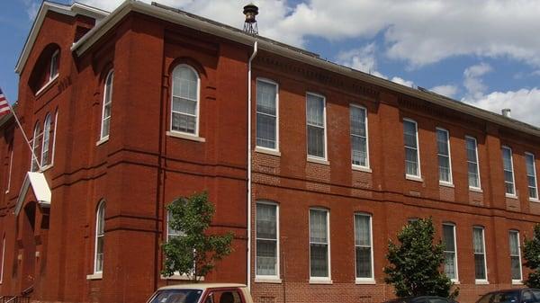 Installed half round gutter on this building in Federal Hill - Baltimore, MD