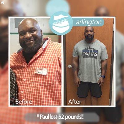 Paul Lost 52 pounds!