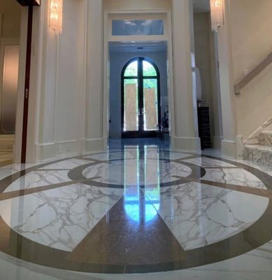 Marble floor polish