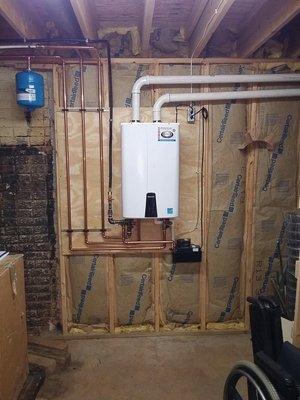 Great tankless installation by Andrew F