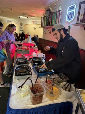 Omelette and Craving Station