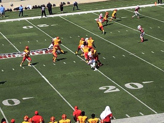 9/14/19. Shreveport, Louisiana. Independence Stadium. Battle On The Border IX. Bucks vs. Zachary High School (LA) Broncos.