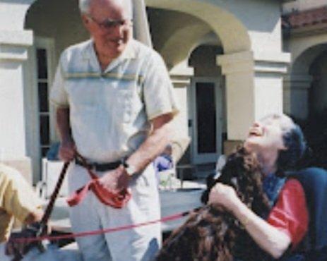 Talk about JOY & Bringing smiles to seniors thru our Volunteer Pet Therapy Program!