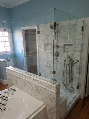 Custom Glass Shower Enclosure