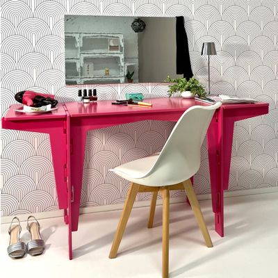 LIMITED EDITION
Don't miss out on this beautiful vanity table for the Barbie fan in your life.  Ships flat packed & easy to assemble!