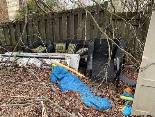 Yard and Furniture Removal Fairfax Va.