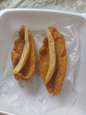 2 piece Catfish fillet.