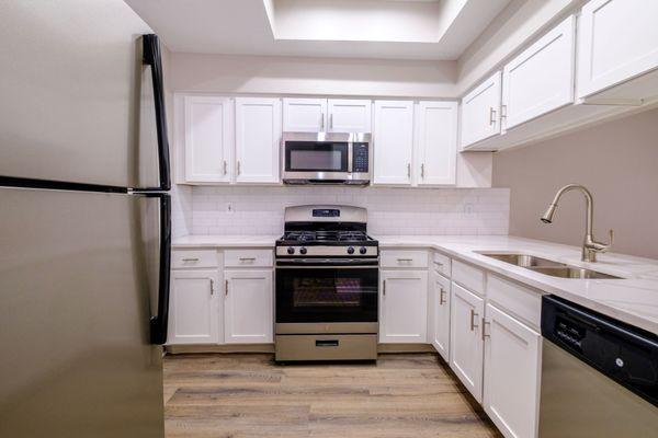 Kitchen With Stainless Steel Appliances