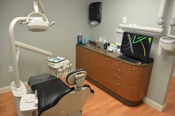 Hygienist Treatment Room. Heated and Massage Chairs!