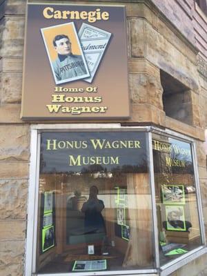 One corner devoted to Inaugural Hall of Fame baseball player Honus Wagner