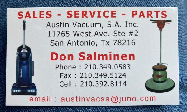 Owner business card