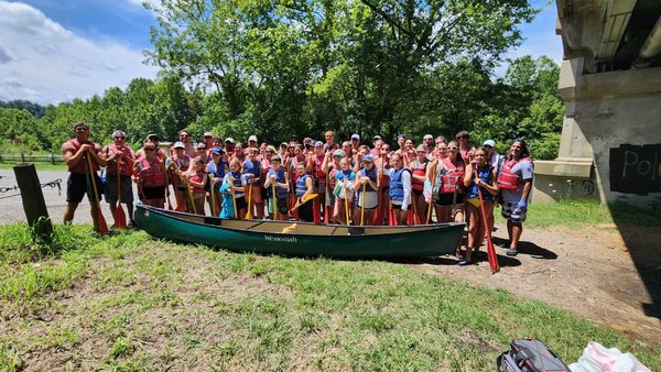 Wow, that's a BIG family trip :)  Good times on the Shenandoah!!