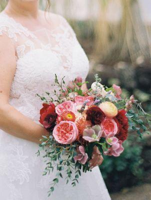 Garden rose bouquet