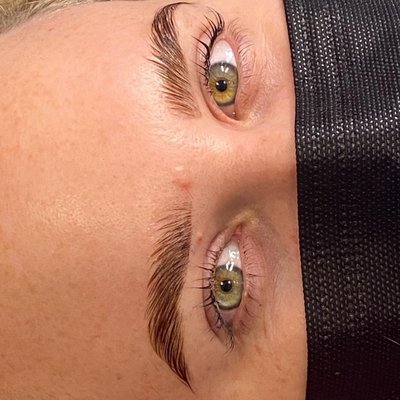 brow lamination + lash lift