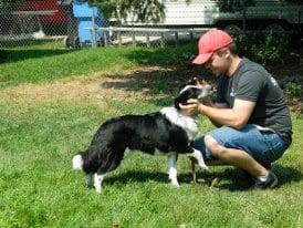 Huck and our Trainer Troy J