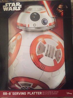 Indulging my inner nerd. Lol. It's a BB8 serving platter.