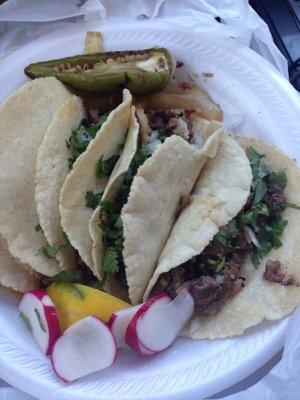 Carne asada tacos