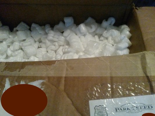 Park Seed Styrofoam Packing Material