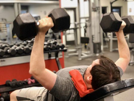 DB chest press