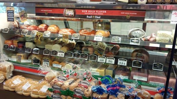 Nice deli selection