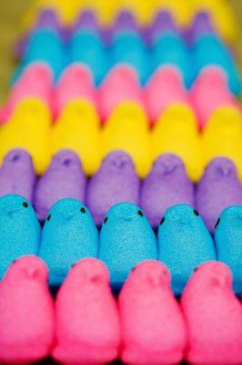 Peeps aren't so cheap anymore! $1.00 for a 4 pack ((Qty.4) = as opposed to a 4 pack of 4 ROWS.. this year! (Qty.12)