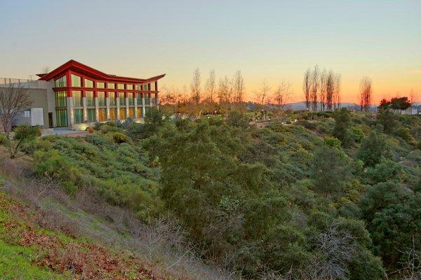 Diamond Bar Center Ballroom at Twilight