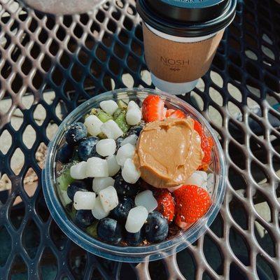 Acai Bowl with peanut butter added