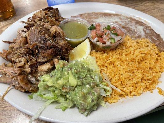 Carnitas Plate