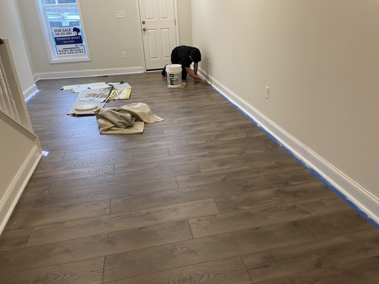 LVP Floor Install