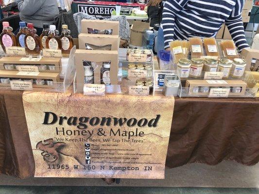 Dragonwood honey and maple syrup