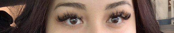 After eyelash extensions fill