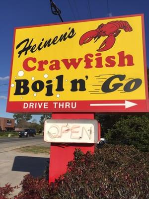 Drive thru crawfish