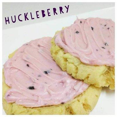 Huckleberry frosted sugar cookies starting Wed May 2