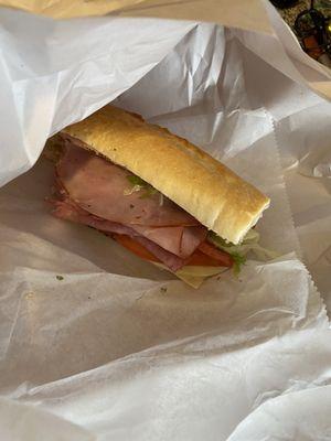 Italian hoagie w/ provolone